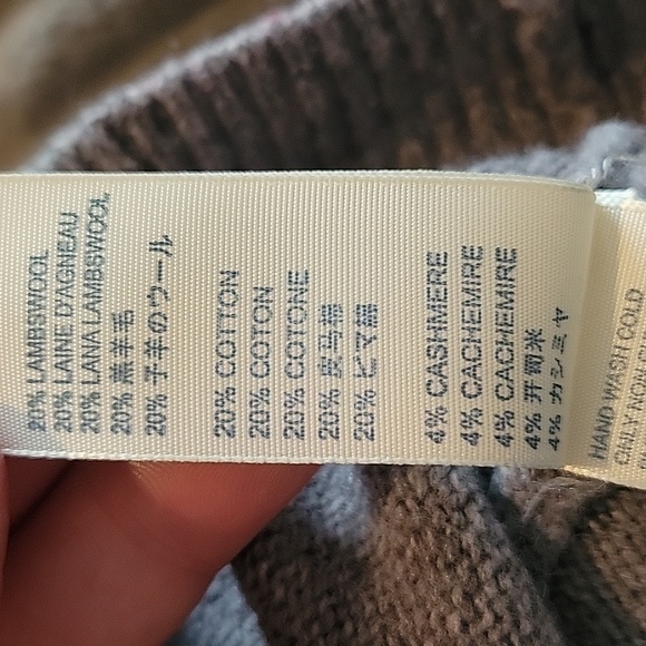 Rebecca Minkoff XXS grey crew neck sweater with star and fringe on the back - Picture 5 of 6